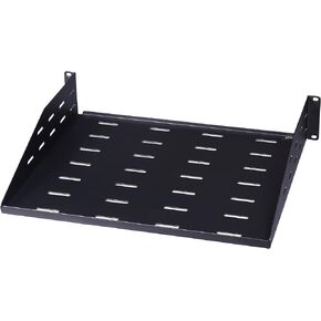 ROSEWILL 2U Universal Vented Rack Mount Server Server لرفوف الخادم 19 بوصة / رفوف خزانة خادم ناتئ 14 بوصة 355 مم أسود عميق (RSA-2USHF02)