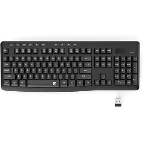Redragon BK7366 Wired Keyboard,Multimedia USB Quiet Computer Keyboard,Silent Keyboard with Large Number Pad,Spill-Resistant,Anti-Wear Letters,Full Size for Laptop,Desktop