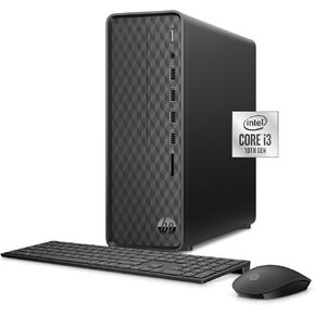 HP 2023 Slim Desktop Computer PC, Intel Core i3-10105 (Up to 4.4 GHz), 32GB RAM, 1TB SSD, WiFi, Bluetooth, HDMI, RJ-45, Mouse and Keyboard, Windows 11 Home, Dark Black