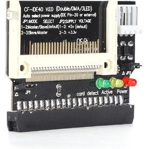 Keenso CF IDE Adapter Card Converter Module with 40Pin IDE 40Pin Womens Interface, Suitable for X86, Noise and Impact Computers