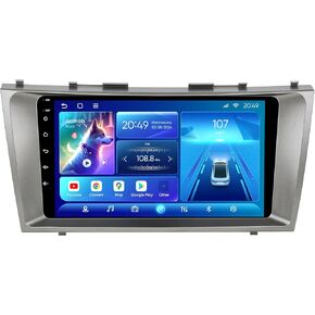 9 Inch QLED Octa-Cores Android Car Stereo for Toyota Camry 2007-2011 Wireless Apple CarPlay Auto 5G WiFi Bluetooth GPS Touch Screen Upgrade Radio Replacement