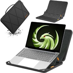 Smatree MS98 Hard EVA Protective Sleeve with Stand Compatible for 16 inch MSI Summit E16 FlipEvo/Flip, Summit E16 AI Evo/Studio, Prestige 16 Studio/Evo/Prestige 16, Creator M16/CreatorPro M16 HX C14V