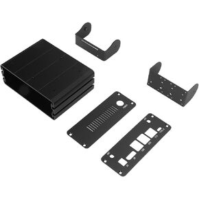 Heayzoki Aluminum Alloy Case for Jetson Orin Nano, Mini Computer Case with Camera Holder, Three Sides Cooling Holes, for Jetson Orin NX Kits