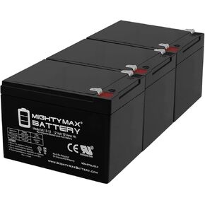 Mighty Max Battery 12V12AH F2 Battery for Razor Dirt Rocket SX500-15128101 - 3 Pack