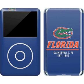 Skinit Decal MP3 Player Skin Compatible with iPod Classic (6th Gen) 80GB - Officially Licensed College Florida Gainesville Est 1853 Blue Design
