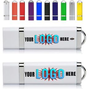 50pcs 256MB Custom USB Flash Drive with Personalized Logo for Promotion, Customized USB Thumb Drive, Bespoke Bulk Zip Drive (10 Color Options)