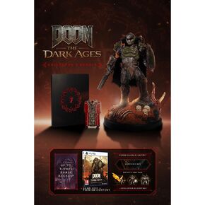 DOOM The Dark Ages Collector's Bundle, PS5 Game with Limited Edition Statue, Premium Content and Campaign DLC