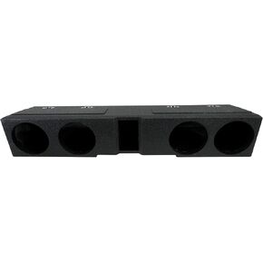 Rockville Rec120 Quad 8 "مربع مضخم الصوت المنقذ ، الانتهاء من السرير ، 0.80 Cu.ft. مساحة الهواء ، باس عميق ، MDF متين ، Fit Custom