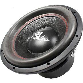 12'' Subwoofer 1800 Watts Max Dual 4 Ohm Energy Series RI-PW12D4 Single, Black
