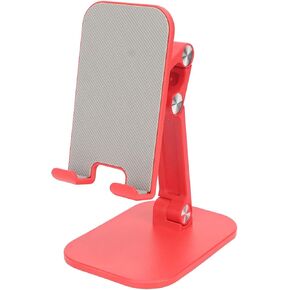 JUOPZKENN Cell Phone Stand,Laptop Stand,Red Hands Free Anti Slip Base Regulable Multifunction Phone Holder Stand for 4.7 to 7.9in Phone