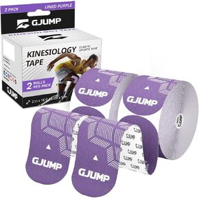 شريط علم الحركة ، شريط رياضي للقطن المرن الأصلي لتخفيف سلالة العضلات ودعم المفصل ، 40 strips strips 2 لفات ، شريط رياضي مقاوم للماء للتنفس للحصول على الدعم والشفاء in Kuwait