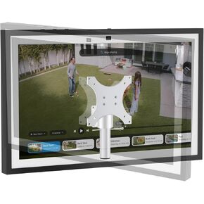 Almoz Mount for Show 21 and Show 15, Adjustable Bracket with Swivel and Tilt, Space-Saving, Aluminum Mounting Bracket for All Show 15 Generations, Sturdy Holder Supports up to 10 lbs (Mount-Silver)