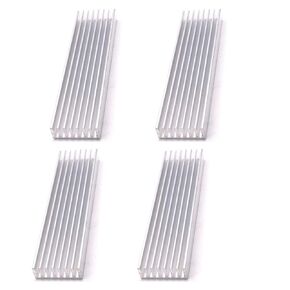 4pcs 100mm x 25mm x 10mm Aluminum Heatsink for IC MOSFET SCR