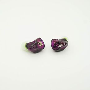 ISN Audio NEO 5 4BA + 1 Dynamic Driver 5-Drivers Hybrid in-Ear Monitor HiFi Audiophile Wired Earphone IEMs with 2Pin 0.78mm 4 Strands Sliver-Plated OCC Detachable Cable (S4 3.5mm Audio)