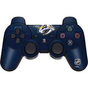 Skinit Decal Gaming Skin for PS3 Dual Shock Wireless Controller - Officially Licensed NHL Nashville Predators Distressed Design