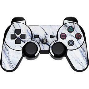 Skinit Decal Gaming Skin for PS3 Dual Shock Wireless Controller - Originally Designed Stone Blue Design