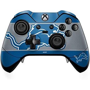 Skinit Decal Gaming Skin Compatible with Xbox One Elite Controller - Officially Licensed NFL Detroit Lions Zone Block Design
