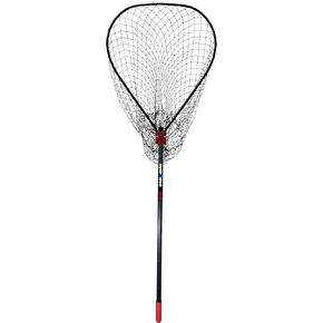HydroWeb Heavy-Duty Catfishing Landing Nets | Knotless Rubber-Coated Nylon | Floating Fiberglass Handle | Durable Aluminum Hoop | Lightweight & Reliable for Big Fish in Strong Currents