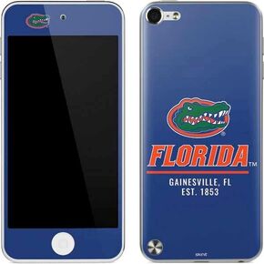 Skinit Decal MP3 Player Skin Compatible with iPod Touch (5th Gen&2012) - Officially Licensed College Florida Gainesville Est 1853 Blue Design