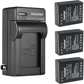 Kastar AC Wall Battery Charger Replacement for Olympus BLH-1, BLH-01, PS-BLH1 Battery, BCH-1 Charger, OM-D E-M1 Mark II, OM-D EM1 Mark II, OM-D E-M1 MARKII MARK2, OM-D E-M1X EM1X Cameras