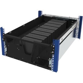 RackSolutions 5U HyperShelf for 16 Dell Optiplex Micro - Space-Efficient Rack Mount Shelf for Data Centers and Enterprise Deployments, Black, 115-7418