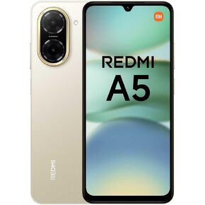 Xiaomi Redmi A5 4G LTE (for Tmobile Tello & Global) (128Gb + 4Gb) 32MP Ai Dual Camera 6.88" Model 25028RN03L Dual Sim (Sandy Gold)