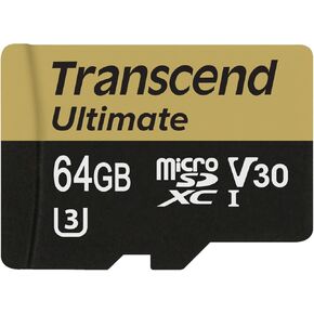 Transcend Microsd Card UHS-I U3 V30 Compatible Series