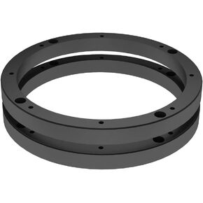 Stackable Speaker Spacers 6-1/2" Extender Extending Rings 1/2" Depth Up (Pair)