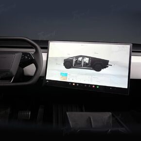 Screen Swivel Mount for Tesla Cybertruck 2024 2025 Left/Right/Up/Down 40° Rotating Four Directions Aluminium Alloy Tesla Screen Rotating Bracket Cybertruck Accessories 2025