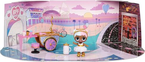 L.O.L. Surprise! LOL Surprise Furniture Sweet Boardwalk with Sugar Doll and 10+ Surprises, Doll Candy Cart Furniture Set, Accessories in Saudi Arabia