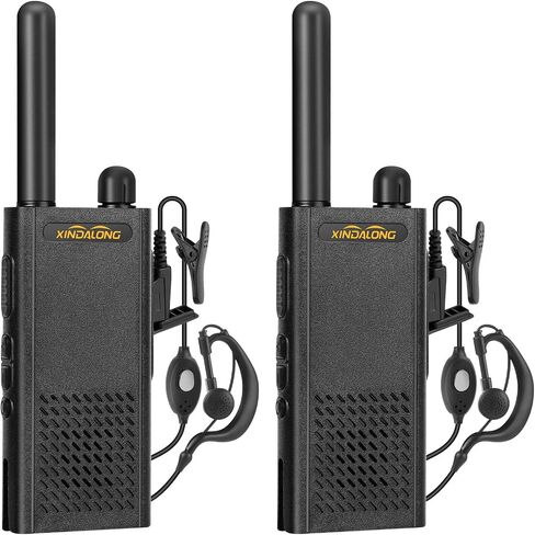 Walkie Talkies T26 Long Rgres Ultra-Shin & Lightweight ثنائية الاتجاه مع 16 قناة FRS ، وبطارية LI-ion القابلة لإعادة الشحن ، وشحن النوع C ، وصوت واضح للهواء الخارجي والعمل والعائلة (حزمة) in Saudi Arabia
