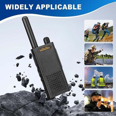 Walkie Talkies T26 Long Rgres Ultra-Shin & Lightweight ثنائية الاتجاه مع 16 قناة FRS ، وبطارية LI-ion القابلة لإعادة الشحن ، وشحن النوع C ، وصوت واضح للهواء الخارجي والعمل والعائلة (حزمة) in Saudi Arabia
