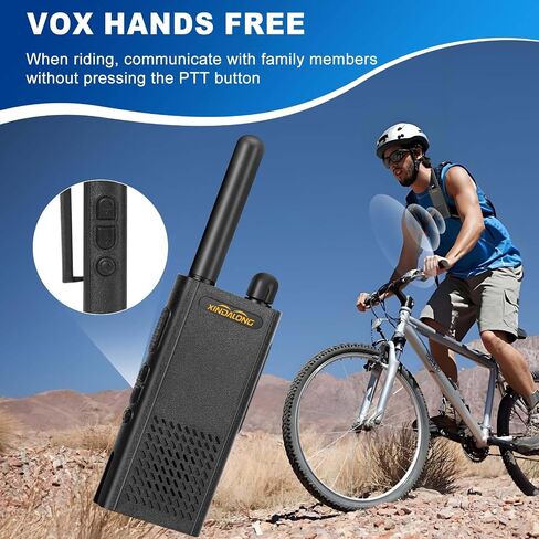 Walkie Talkies T26 Long Rgres Ultra-Shin & Lightweight ثنائية الاتجاه مع 16 قناة FRS ، وبطارية LI-ion القابلة لإعادة الشحن ، وشحن النوع C ، وصوت واضح للهواء الخارجي والعمل والعائلة (حزمة) in Saudi Arabia