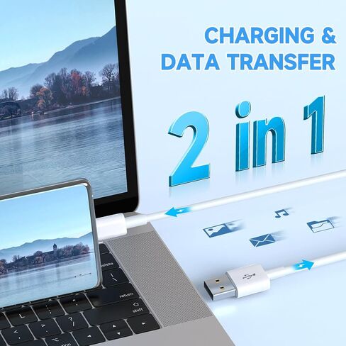 كابل تمديد طاقة بطول 16.4 قدم/5 متر لأي كاميرات أو أجهزة أمنية تدعم USB-C (الهاتف، وحدة تحكم Switch Pro، إلخ)، ملحق شحن USB A إلى USB C وسلك مزامنة البيانات in Kuwait