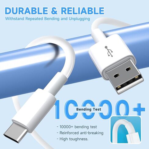 كابل تمديد طاقة بطول 16.4 قدم/5 متر لأي كاميرات أو أجهزة أمنية تدعم USB-C (الهاتف، وحدة تحكم Switch Pro، إلخ)، ملحق شحن USB A إلى USB C وسلك مزامنة البيانات in Kuwait