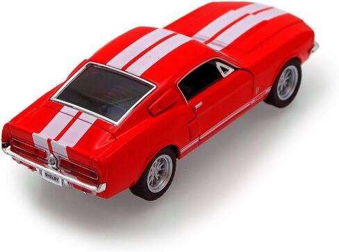 KiNSMART 1967 Ford Shelby Mustang GT500 Black 1:38 Scale 5 Inch Die Cast Model Toy Race Car w/Pullback Action in Saudi Arabia