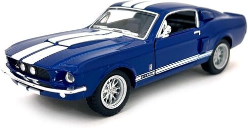 KiNSMART 1967 Ford Shelby Mustang GT500 Black 1:38 Scale 5 Inch Die Cast Model Toy Race Car w/Pullback Action in Saudi Arabia