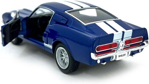 KiNSMART 1967 Ford Shelby Mustang GT500 Black 1:38 Scale 5 Inch Die Cast Model Toy Race Car w/Pullback Action in Saudi Arabia