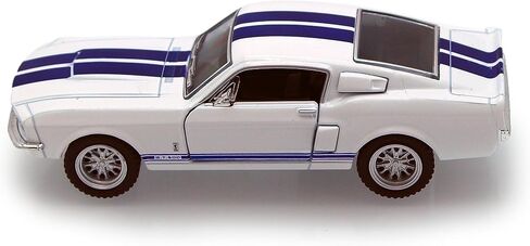 KiNSMART 1967 Ford Shelby Mustang GT500 Black 1:38 Scale 5 Inch Die Cast Model Toy Race Car w/Pullback Action in Saudi Arabia