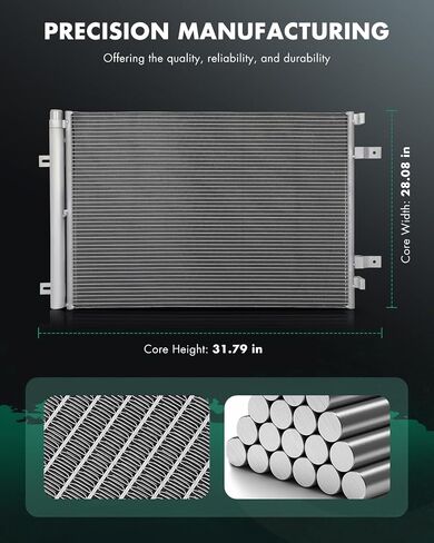 SCITOO 30135 Air Conditioning A/C Condenser Compatible for 2019-2022 for Ford for Edge 2019-2022 for Lincoln for Nautilus 2.0L in Saudi Arabia