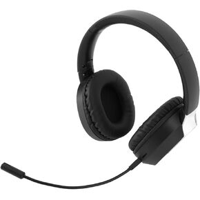 Gaming Headphones, Wireless Headset Soft Cushion Lightweight Collapsible for Calls (Black)
