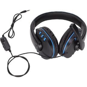 3.5mm Gaming Headset - Stereo Sound Design with Noise Cancelling Mic and Easy Volume Control for PC, Laptop, Xbox One, PS4