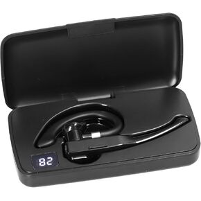 Keenso Wireless Headset with Mic and Portable Charging Compartment for Convenient Use on Smart Devices