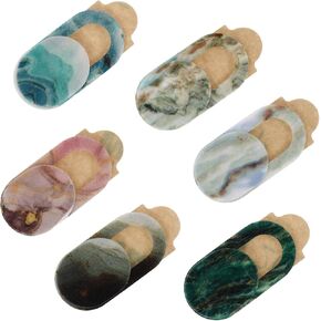 NUOBESTY 6pcs Marble Pattern Webcam Privacy Covers Camera Protectors for Laptop Phone Tablet Prevent Access to Your Camera Lens