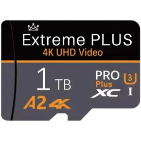 1T Micro SD Card Extreme, 4K UHD Video Recording, A2 Performance, Class 10