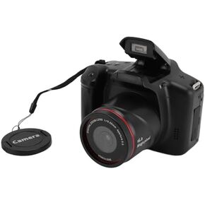 Digital Camera, 16MP 1080P DSLR Camera for Photography & Video, 16X Digital Zoom, 180° Flip Screen, Multi Axis Stabilization, Compact Vlogging Camera for Travel Gift