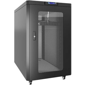 Sysracks 15U Soundproof Server Cabinet – Quiet, Heavy-Duty Locking Network Gear for Home & Office, Noise Reducing Vented Server Cabinet Cooling Storage for Networking, Server and IT Equipment