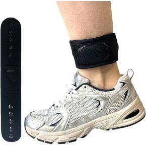Adjustable Wear Buckle Ankle Arm Strap Band with Mesh Pouch Compatible with Fitbit Inspire 3/Versa 4/Charge 3/Charge 6/for Samsung Galaxy Fit3/for Whoop 4.0/for FITVII Fitness Tracker