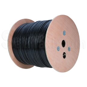 GESS Technologies 1000FT CAT5e Outdoor Ethernet Cable – Direct Burial FTP, 24AWG Solid CCA Wire, UV Resistant, PET+PE Jacket for Weatherproof Networking