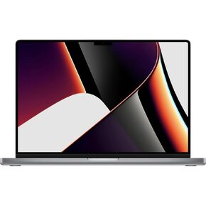 2021 Apple MacBook Pro with Apple M1 Pro Chip (16-inch, 32GB RAM, 512GB SSD Storage) (QWERTY English) Space Gray (Renewed)